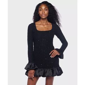 Alex & Sophia Junior’s Sequin Long Sleeve Dress NEW